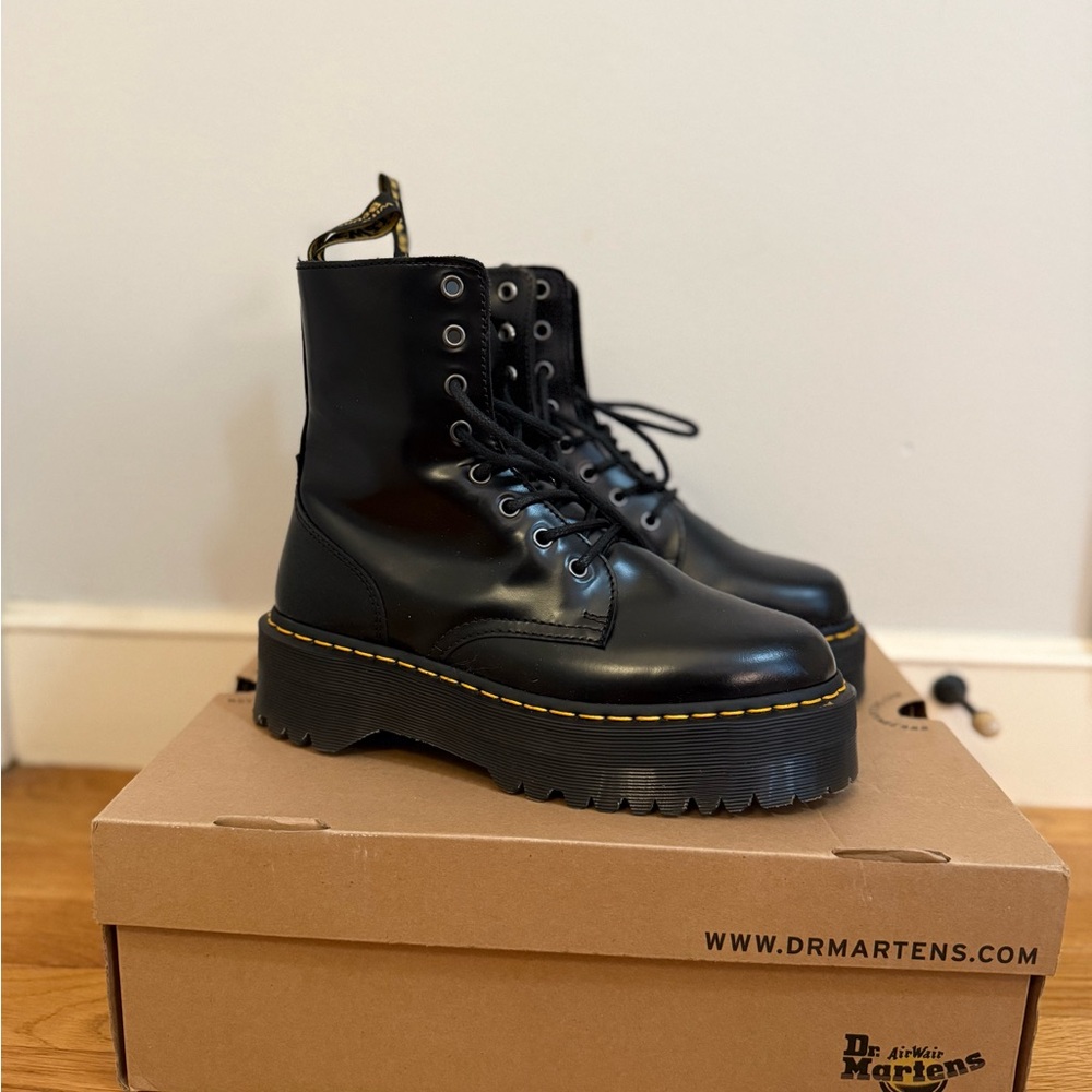Dr. Martens Black Chunky Boots